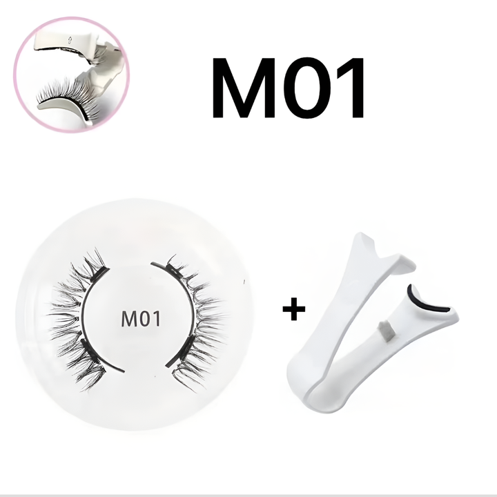 Herbruikbare magnetische wimper- en pincet set