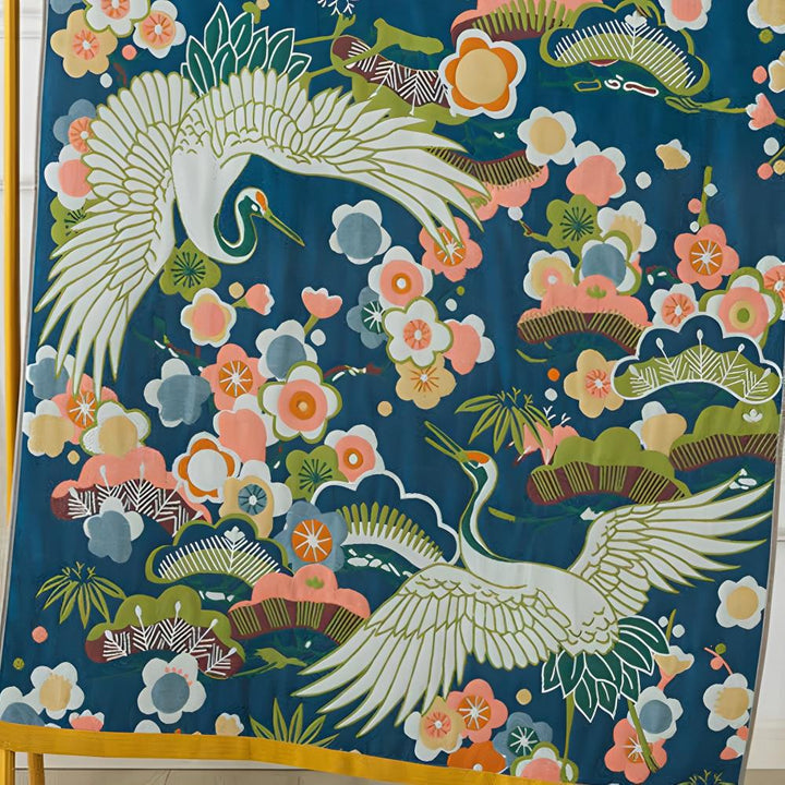 Luxe Bloemen Kraan Handdoek – Elegante Comfort