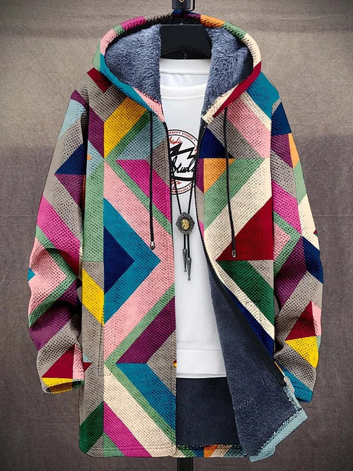 Retro Colorblock Vest voor Heren