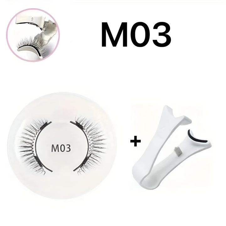 Herbruikbare magnetische wimper- en pincet set