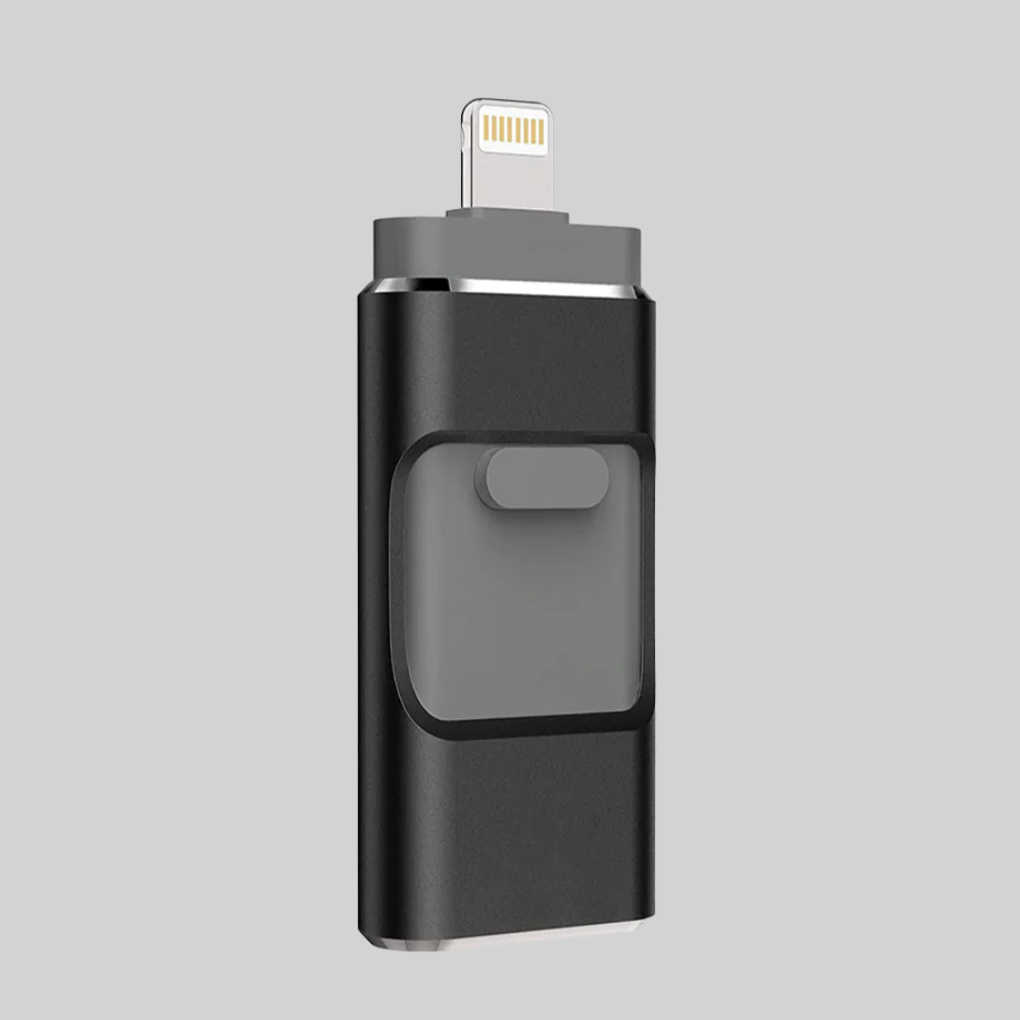 4-in-1 USB-flashdrive – Opslagoplossing met meerdere connectoren