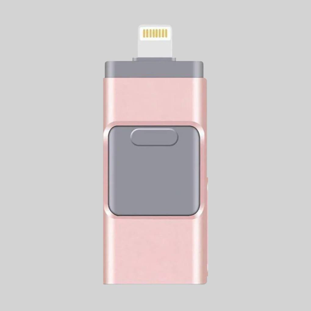 4-in-1 USB-flashdrive – Opslagoplossing met meerdere connectoren