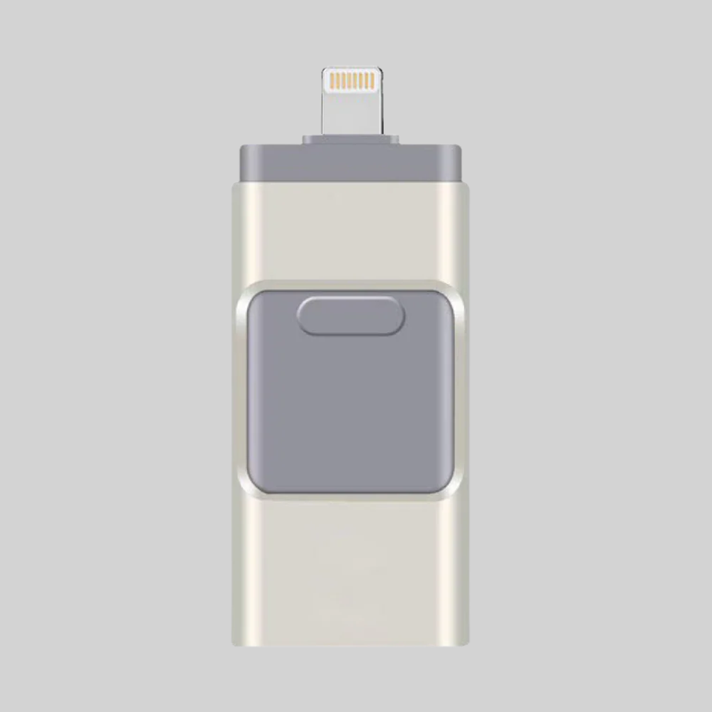 4-in-1 USB-flashdrive – Opslagoplossing met meerdere connectoren