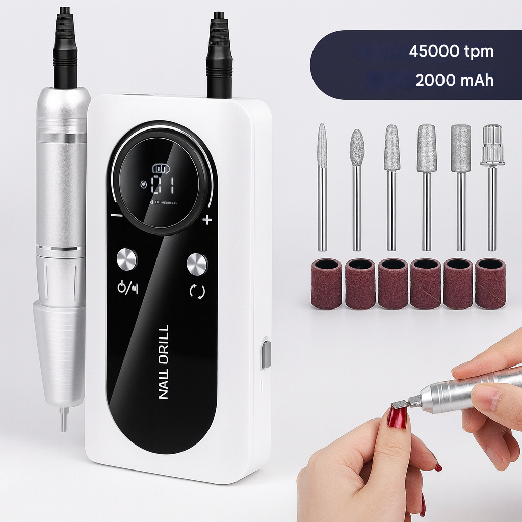 45.000 tpm oplaadbare elektrische nagelboor