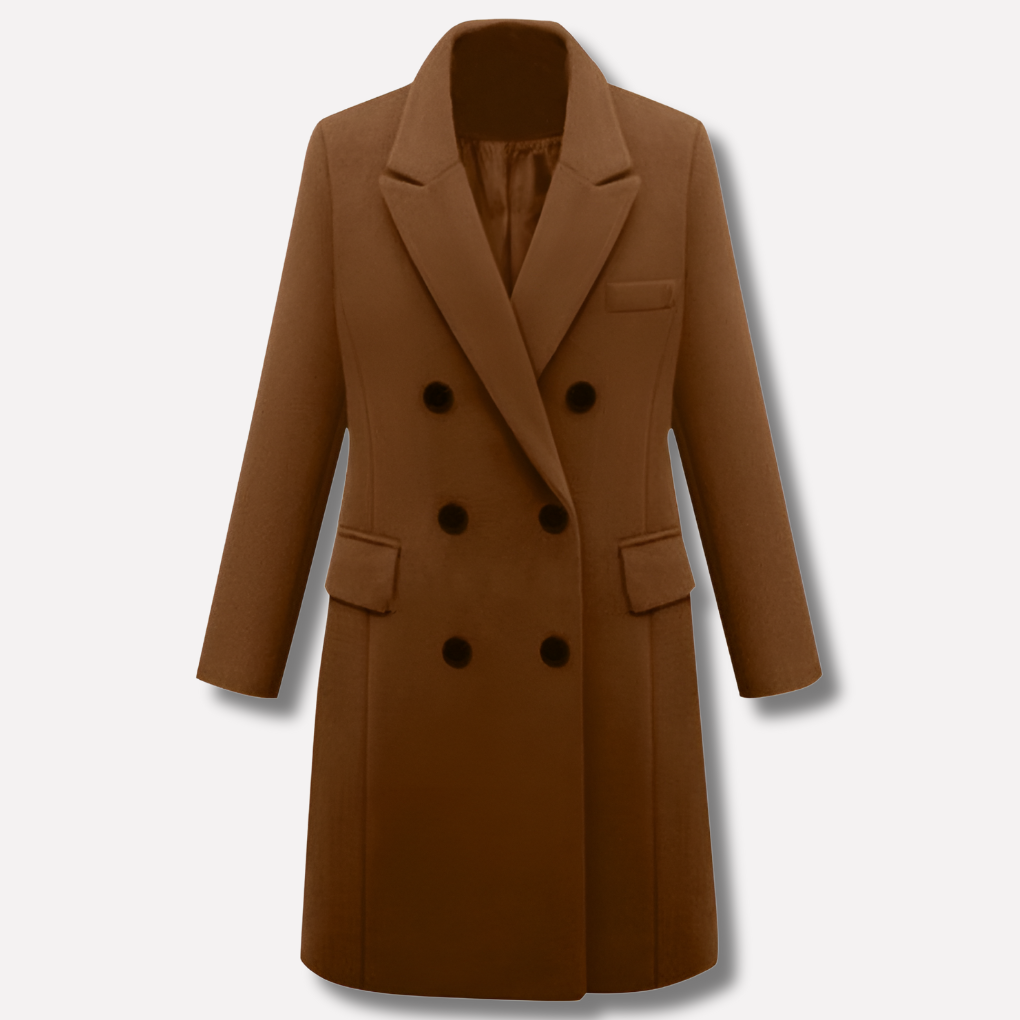 Lange winterjas voor dames