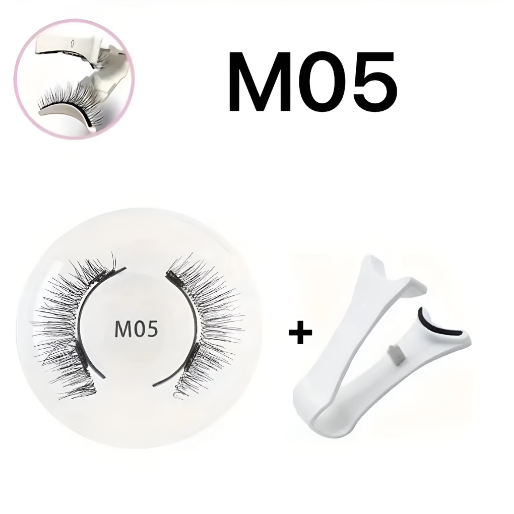 Herbruikbare magnetische wimper- en pincet set