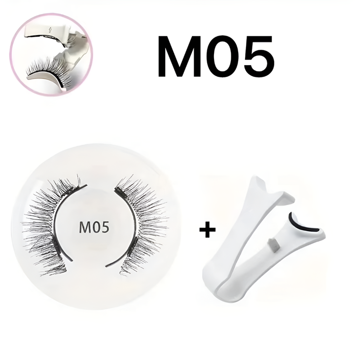 Herbruikbare magnetische wimper- en pincet set