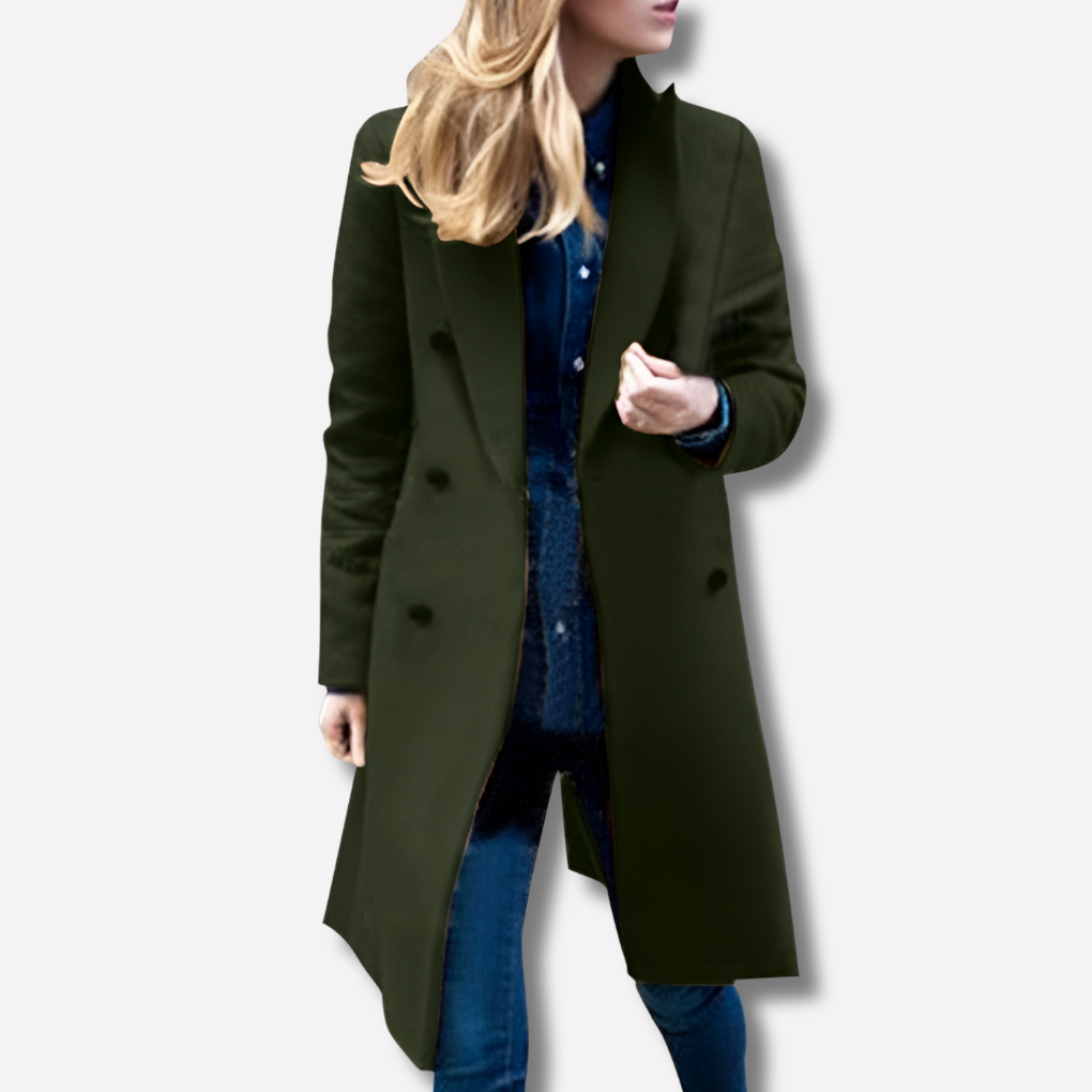 Lange winterjas voor dames