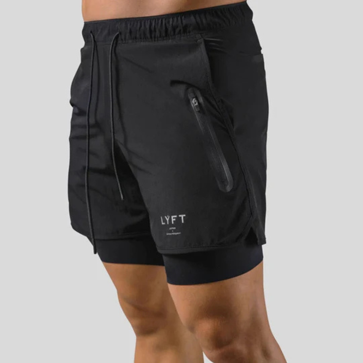 2-in-1 sportshort voor heren