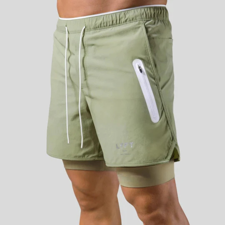 2-in-1 sportshort voor heren