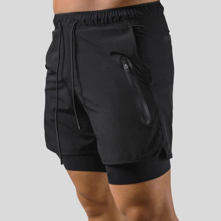 2-in-1 sportshort voor heren
