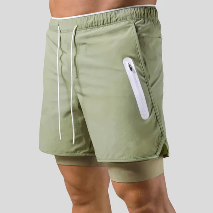 2-in-1 sportshort voor heren
