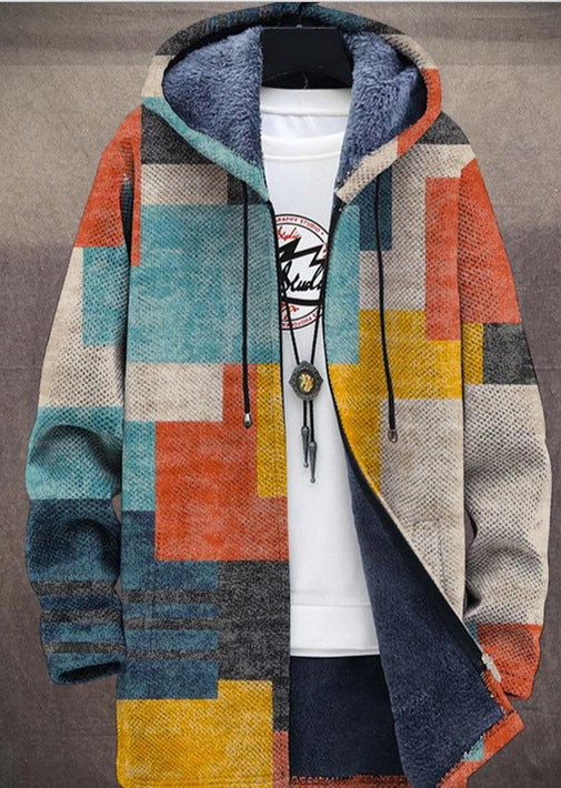 Retro Colorblock Vest voor Heren