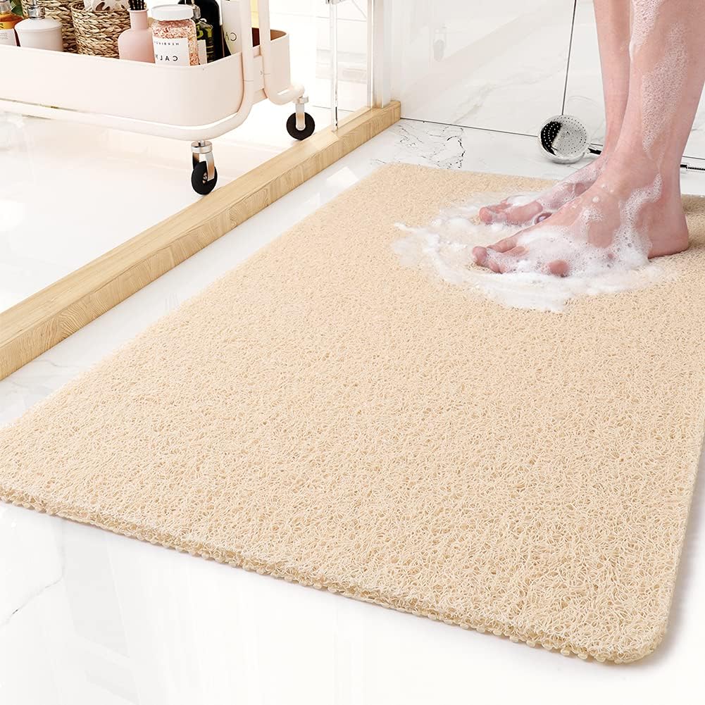 Antislip PVC-badmat met zacht voetmassageoppervlak