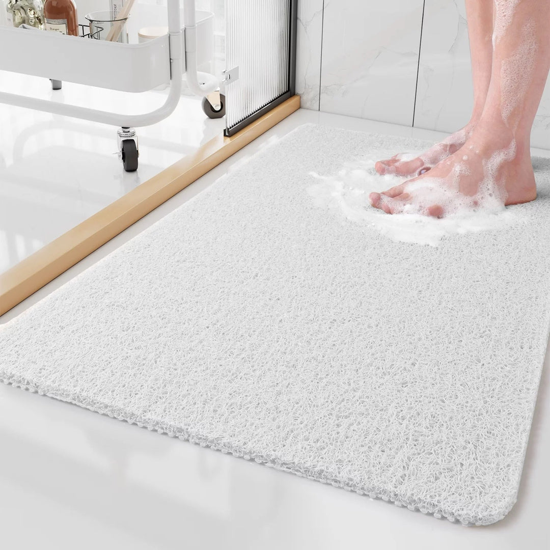 Antislip PVC-badmat met zacht voetmassageoppervlak