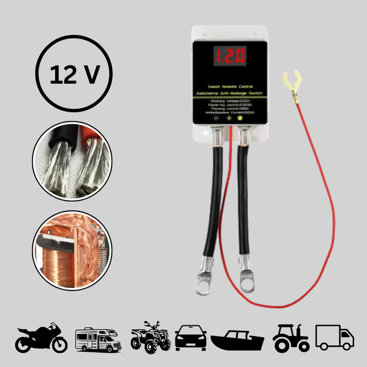 Auto Kill Switch – Apparaat voor het op afstand loskoppelen van de accu