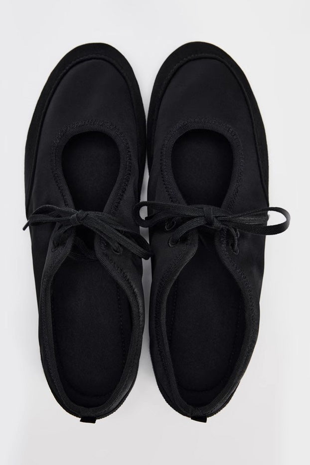 Ballerina's met Vetersluiting