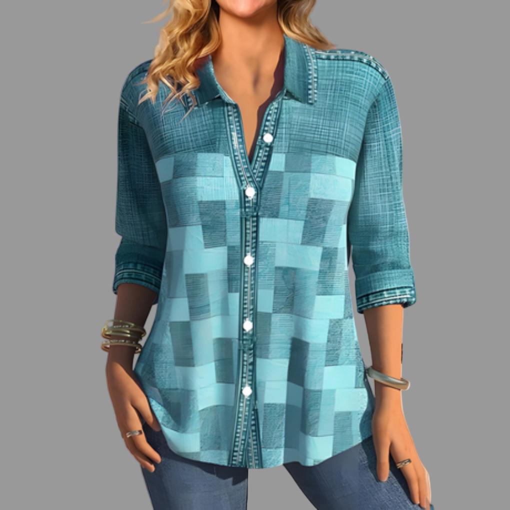 Blouse met knoopsluiting voor dames – Ventolin Everyday Style