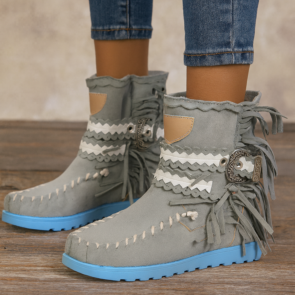 Boho western laarzen met franjes
