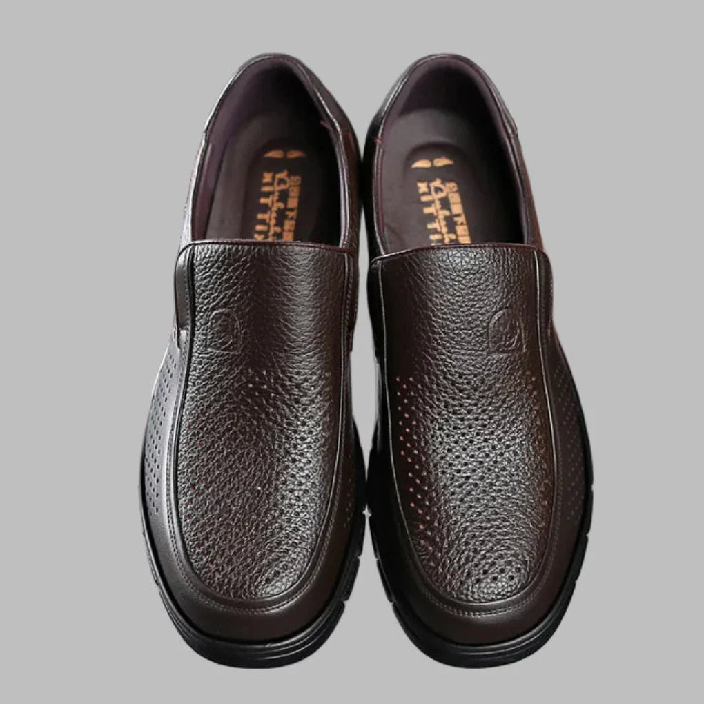 Casual herenschoenen van echt leer