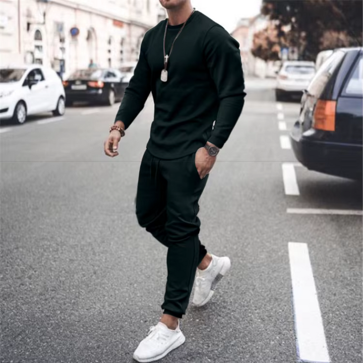 Casual tweedelige set voor heren