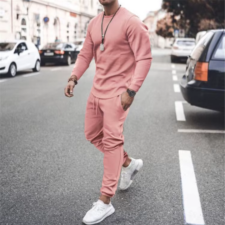 Casual tweedelige set voor heren