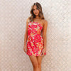 Chique Mini Jurk met Bloemenprint