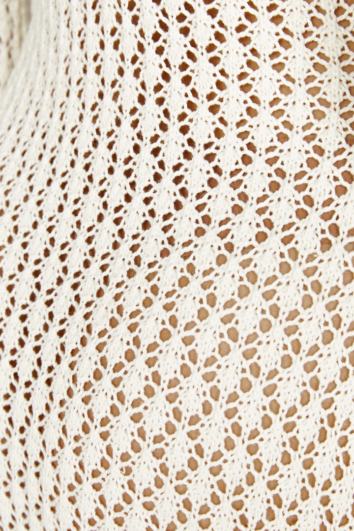 Chique Opengewerkte Maxi Jurk