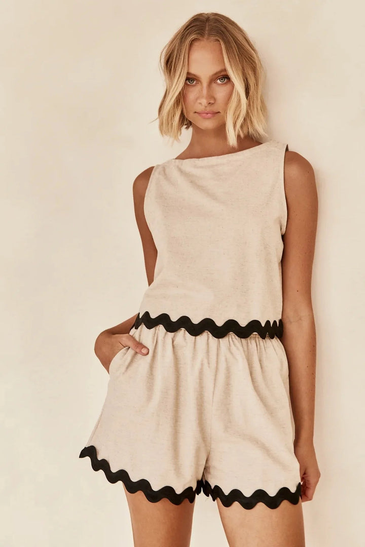 Chique tweedelige zomerset