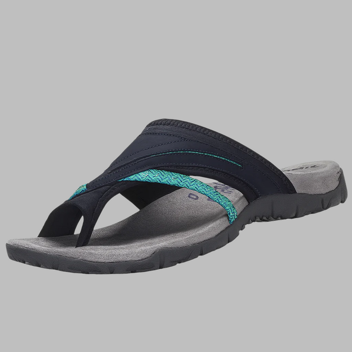 Comfort-sandalen met gekruiste banden