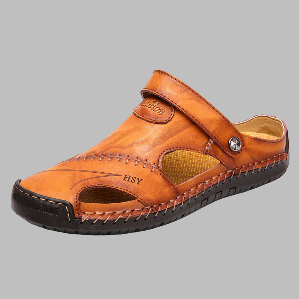 Comfortabele leren sandalen voor heren Comfort voor zomerse avonturen