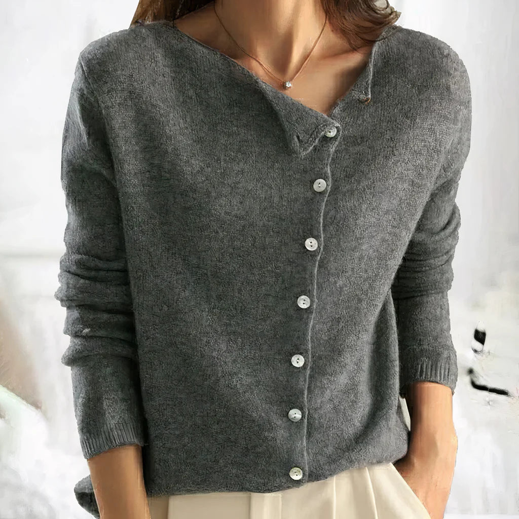 Dames blouse met lange mouwen