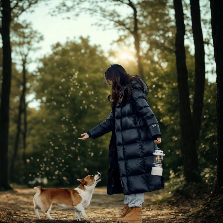Dames donswinterjas – Stijlvol en weerbestendig