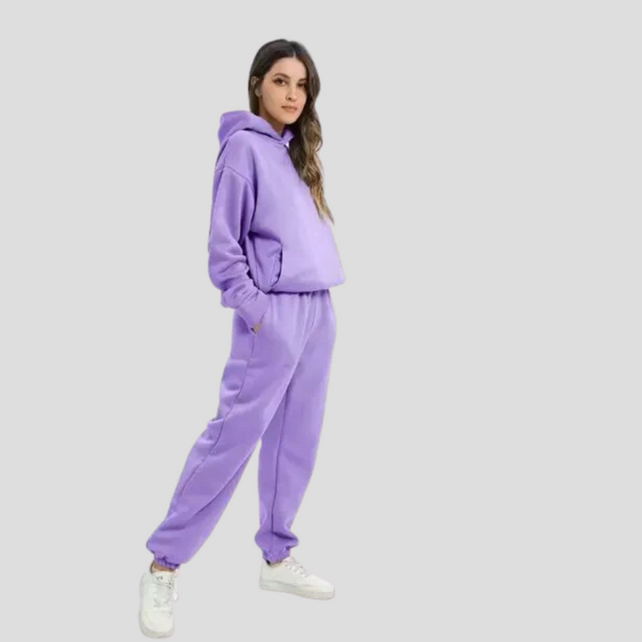 Dames hoodie & joggingset – Relaxte winter loungewear