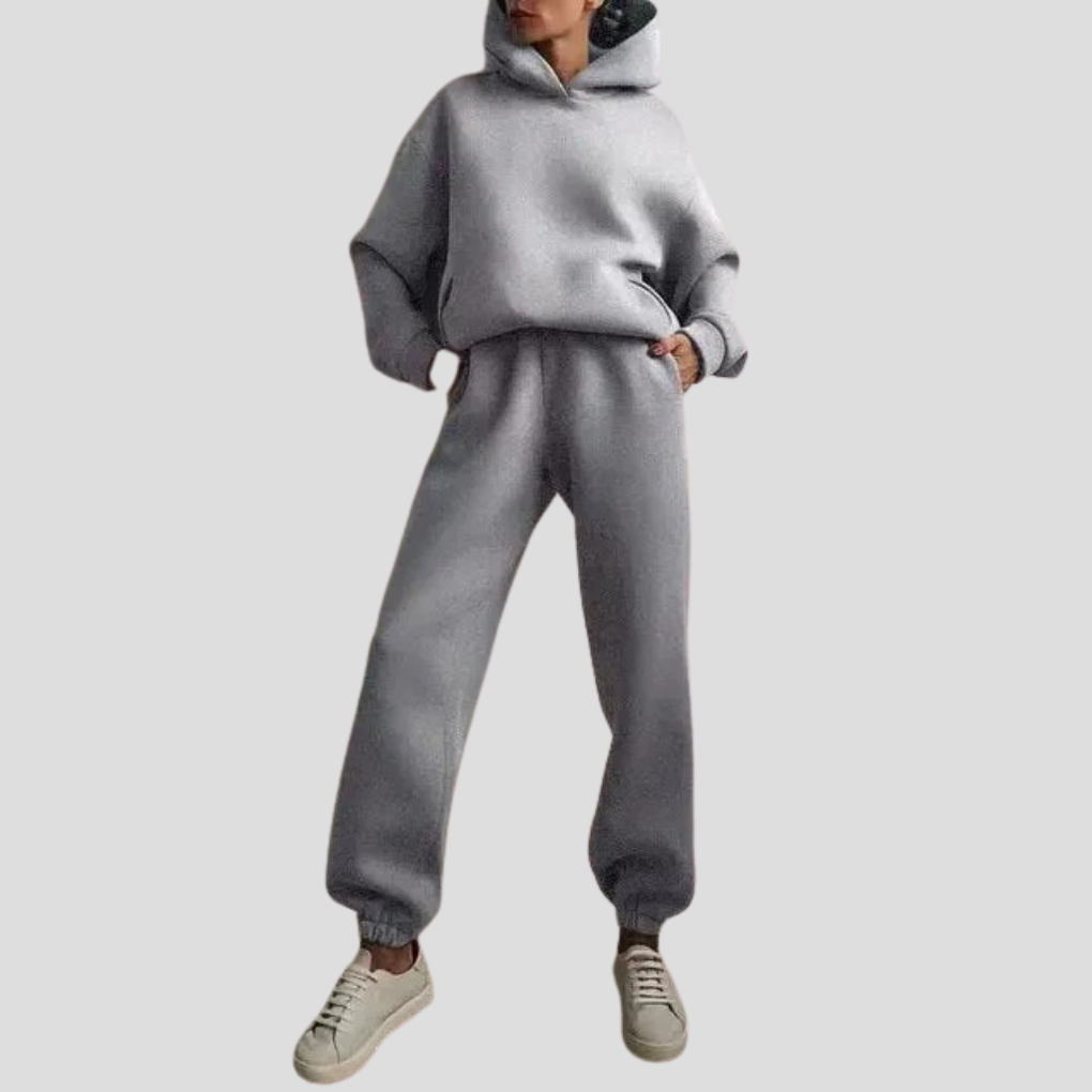 Dames hoodie & joggingset – Relaxte winter loungewear