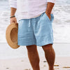 Devon Heren Linnen Shorts