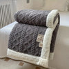 Diamond Knit Sherpa-deken