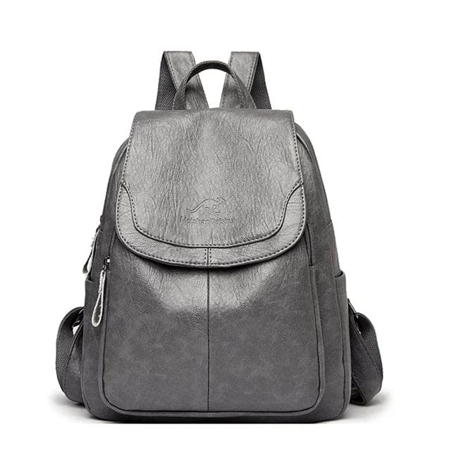 Duurzame leren rugzak voor dames met tijdloze stijl