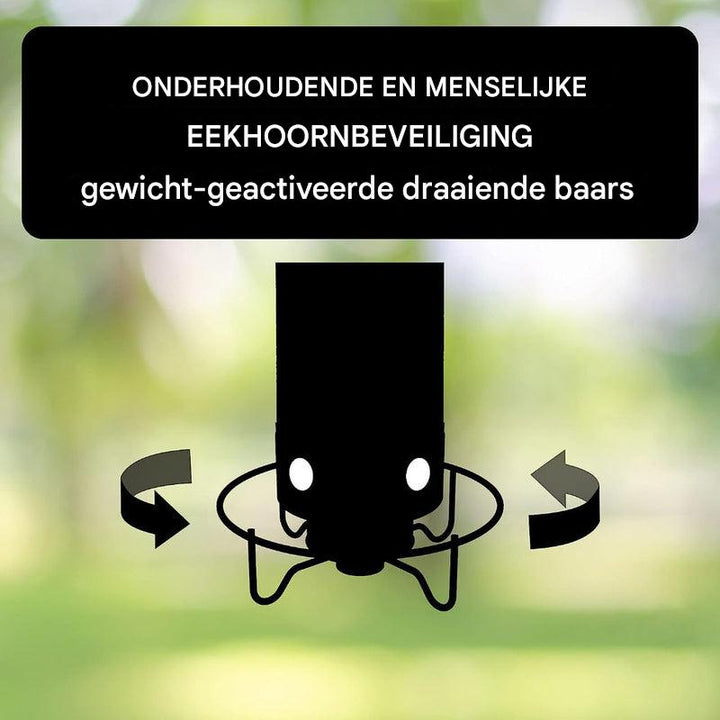Eekhoornbestendige vogelvoederbak