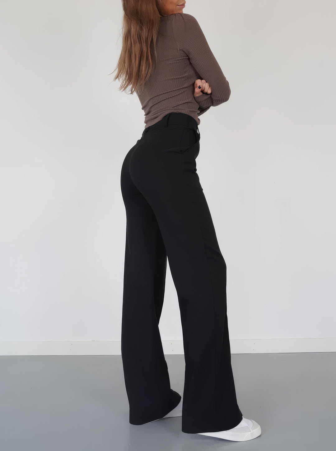 Elegante Broek Met Hoge Taille