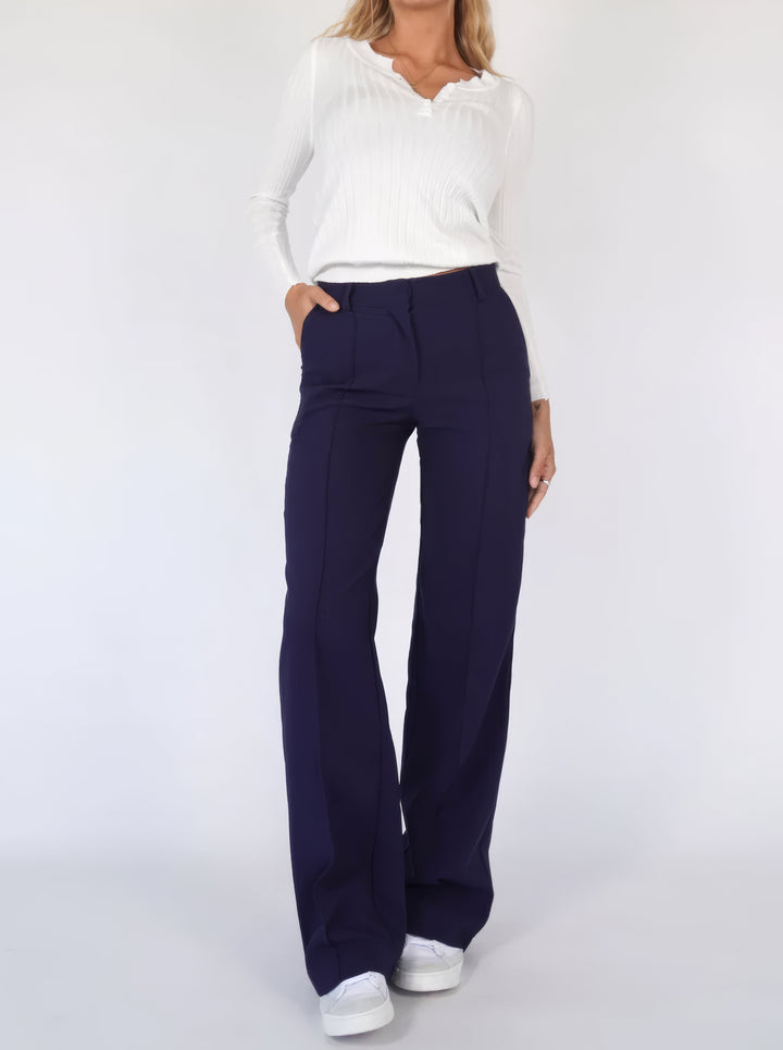 Elegante Broek Met Hoge Taille