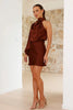 Elegante Mini-Jurk met Één Schouder