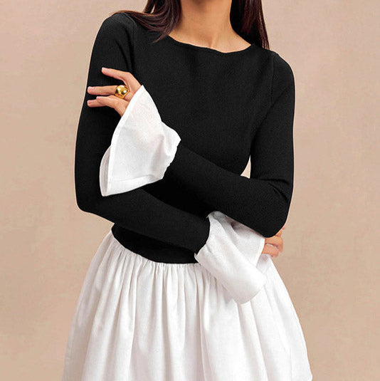 Elegante Mini-jurk in Twee Kleuren