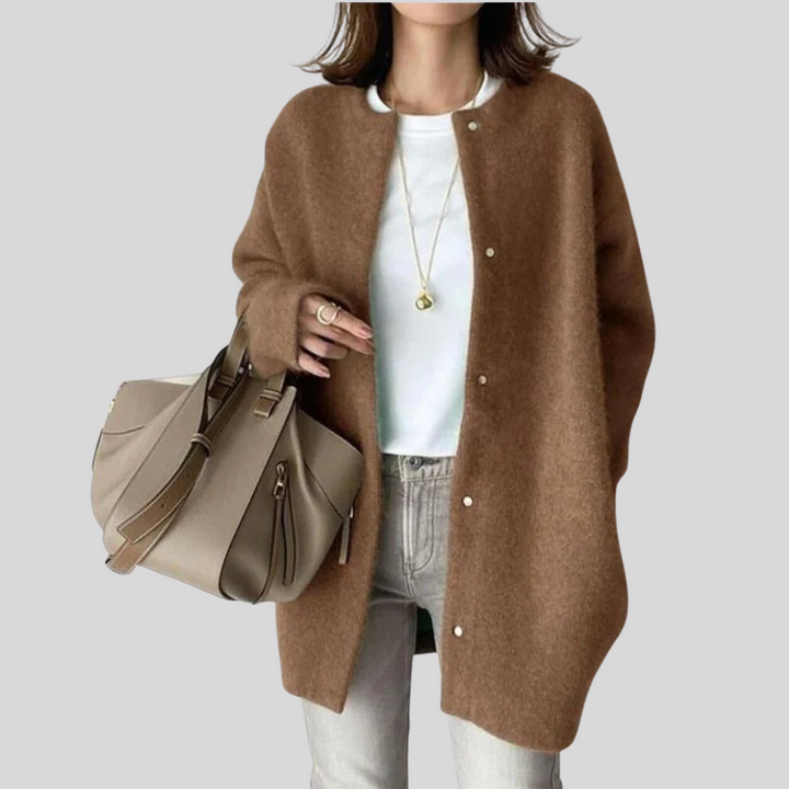 Elegante cardigan – verfijnde gebreide laag