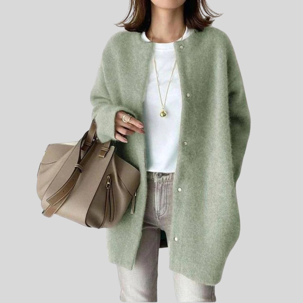 Elegante cardigan – verfijnde gebreide laag