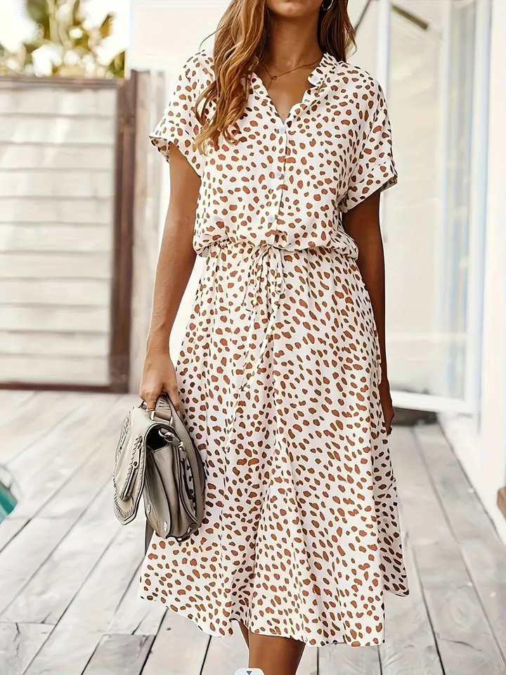 Elegante jurk met print