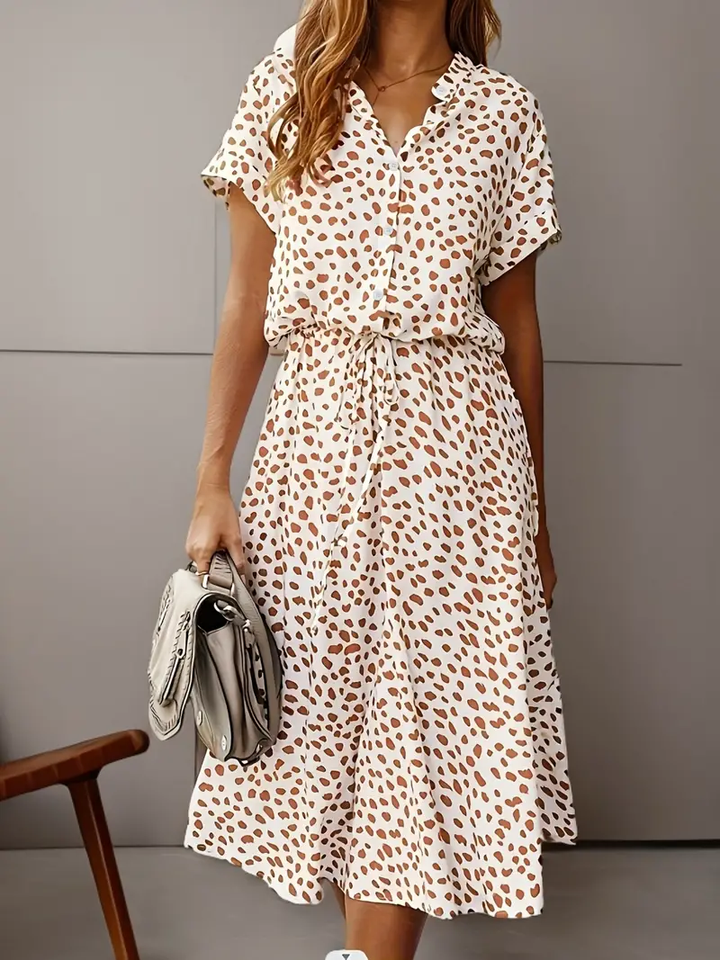 Elegante jurk met print