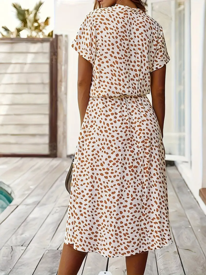 Elegante jurk met print