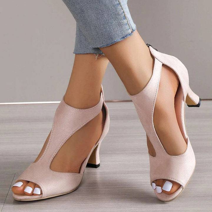 Elegante sandalen met hak voor dames