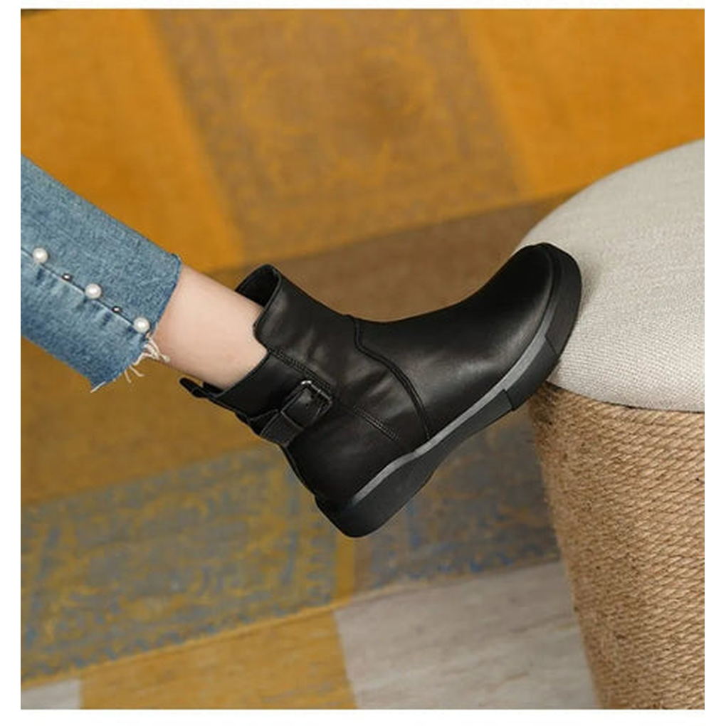 Enkellaarsjes voor dames – Hedwigen Vintage Edge